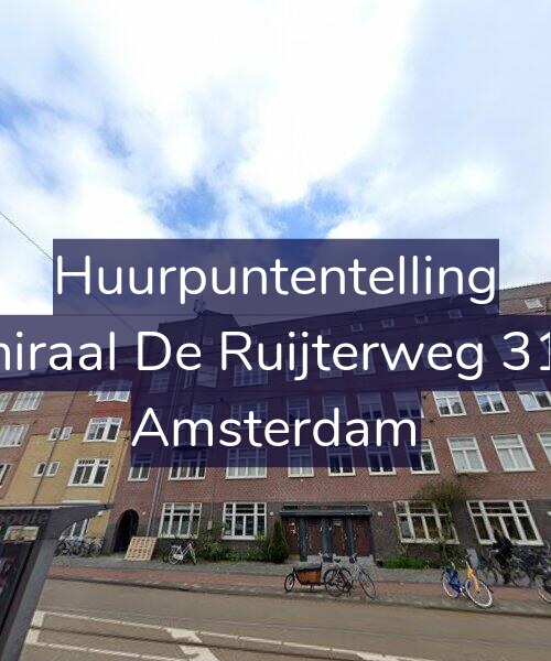 Foto gevel Huurpuntentelling voor Admiraal De Ruijterweg 312-1, Amsterdam