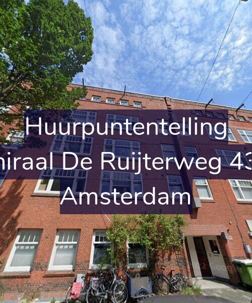Foto gevel Huurpuntentelling voor Admiraal De Ruijterweg 438-2, Amsterdam