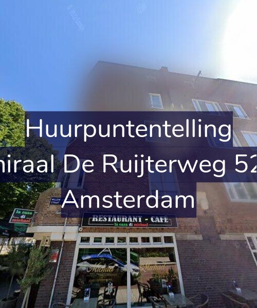 Foto gevel Huurpuntentelling voor Admiraal De Ruijterweg 529-4, Amsterdam