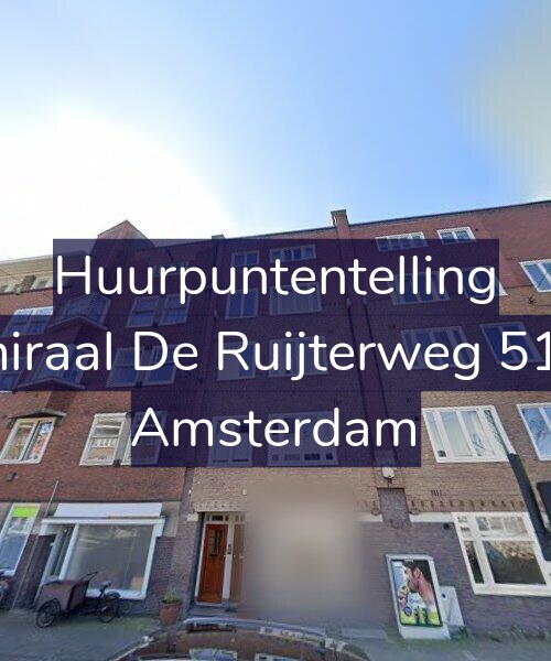 Foto gevel Huurpuntentelling voor Admiraal De Ruijterweg 519-D, Amsterdam