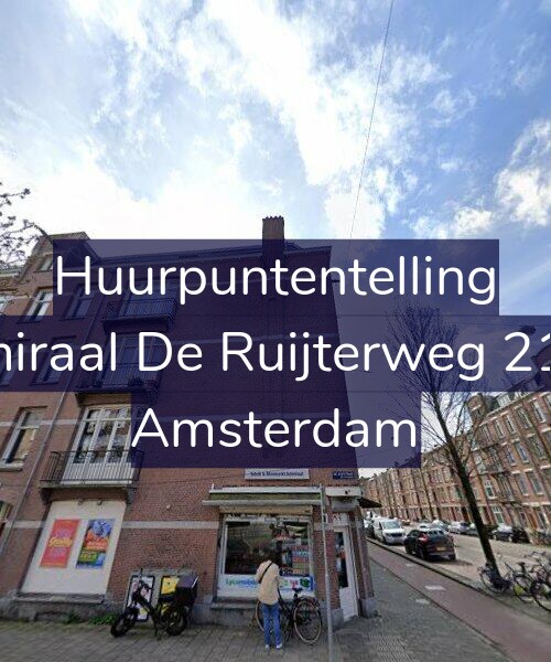 Foto gevel Huurpuntentelling voor Admiraal De Ruijterweg 218-E, Amsterdam