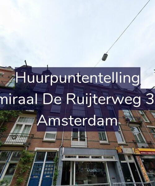 Foto gevel Huurpuntentelling voor Admiraal De Ruijterweg 37-3, Amsterdam