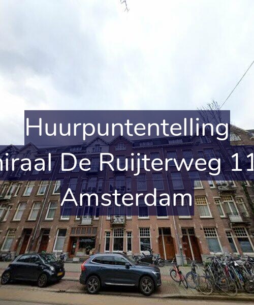 Foto gevel Huurpuntentelling voor Admiraal De Ruijterweg 119-H, Amsterdam
