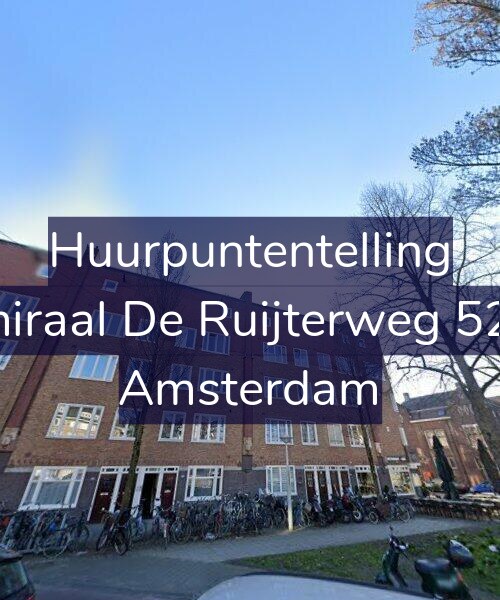 Foto gevel Huurpuntentelling voor Admiraal De Ruijterweg 529-1, Amsterdam