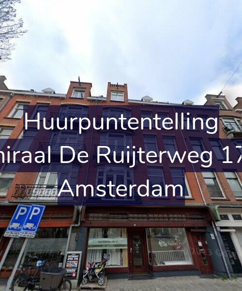 Foto gevel Huurpuntentelling voor Admiraal De Ruijterweg 177-3, Amsterdam