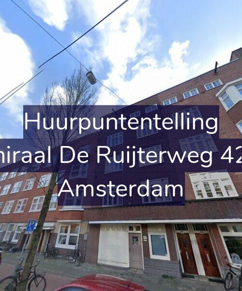 Foto gevel Huurpuntentelling voor Admiraal De Ruijterweg 421-4, Amsterdam