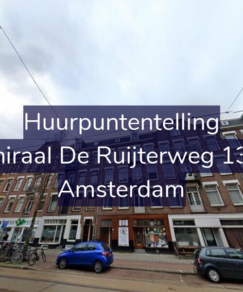 Foto gevel Huurpuntentelling voor Admiraal De Ruijterweg 133-1, Amsterdam