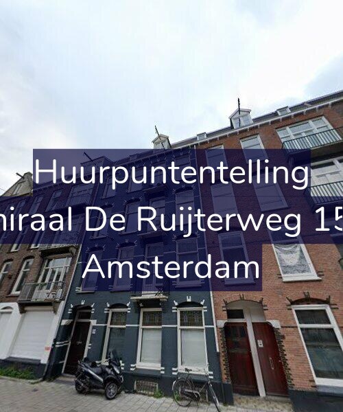 Foto gevel Huurpuntentelling voor Admiraal De Ruijterweg 158-1, Amsterdam