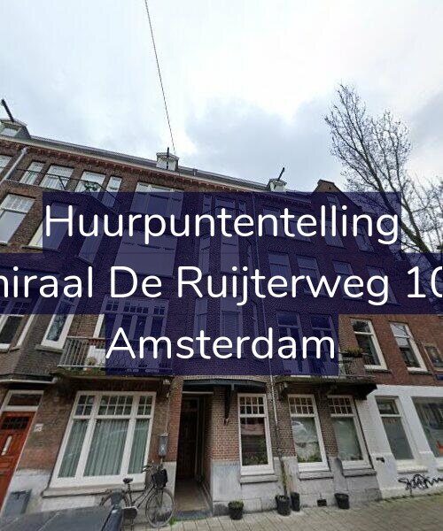 Foto gevel Huurpuntentelling voor Admiraal De Ruijterweg 100-2, Amsterdam
