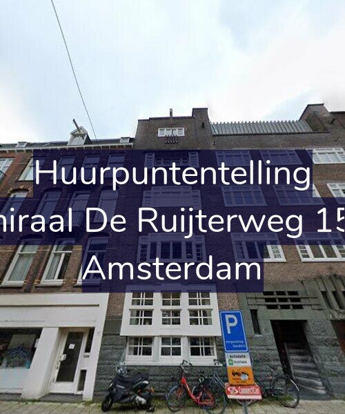 Foto gevel Huurpuntentelling voor Admiraal De Ruijterweg 152-3, Amsterdam