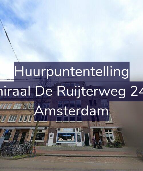 Foto gevel Huurpuntentelling voor Admiraal De Ruijterweg 246-3, Amsterdam