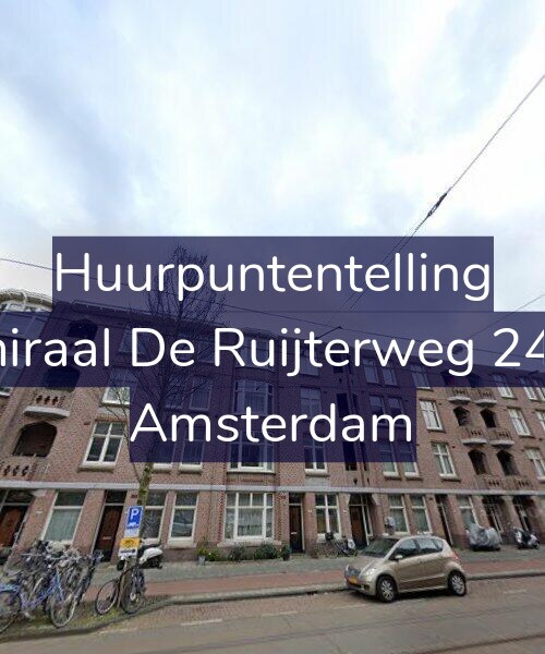 Foto gevel Huurpuntentelling voor Admiraal De Ruijterweg 240-H, Amsterdam