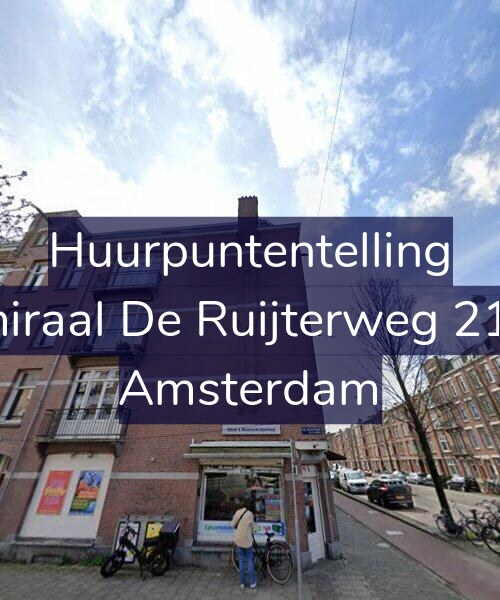 Foto gevel Huurpuntentelling voor Admiraal De Ruijterweg 218-B, Amsterdam
