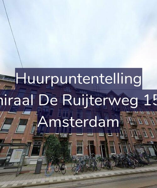 Foto gevel Huurpuntentelling voor Admiraal De Ruijterweg 151-2, Amsterdam