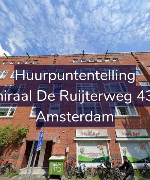Foto gevel Huurpuntentelling voor Admiraal De Ruijterweg 436-2, Amsterdam