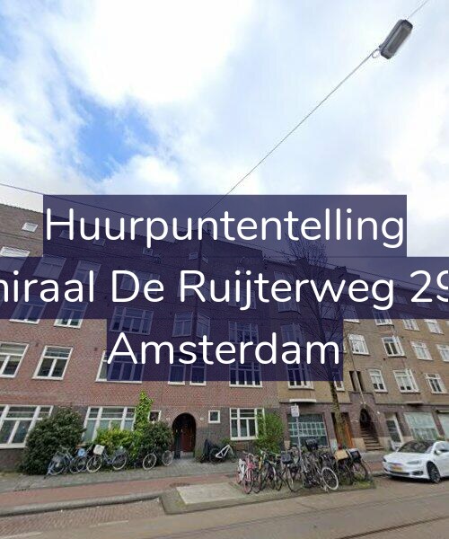Foto gevel Huurpuntentelling voor Admiraal De Ruijterweg 290-3, Amsterdam