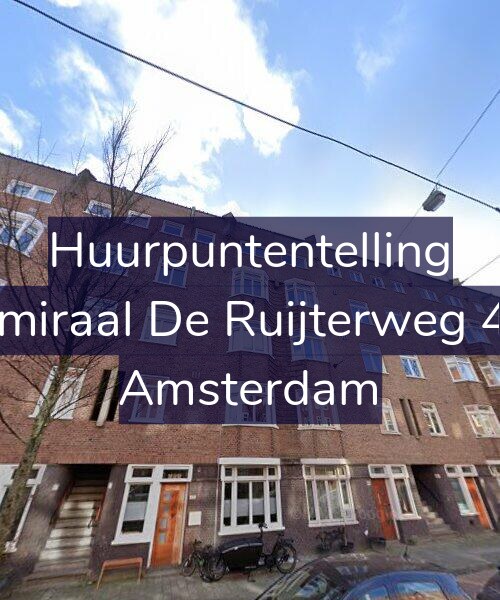 Foto gevel Huurpuntentelling voor Admiraal De Ruijterweg 477, Amsterdam