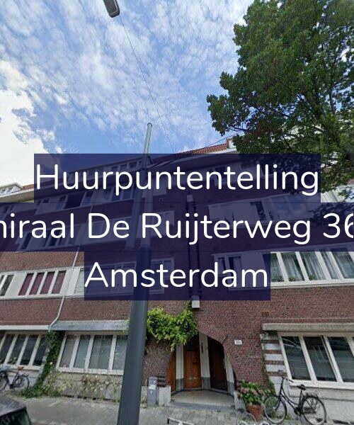 Foto gevel Huurpuntentelling voor Admiraal De Ruijterweg 366-3, Amsterdam