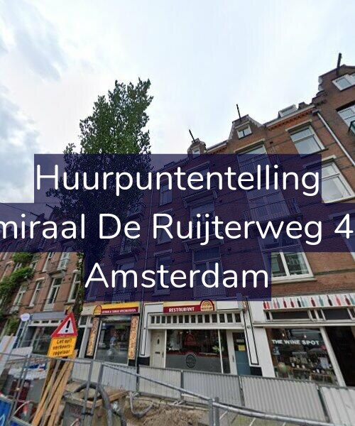 Foto gevel Huurpuntentelling voor Admiraal De Ruijterweg 41-4, Amsterdam