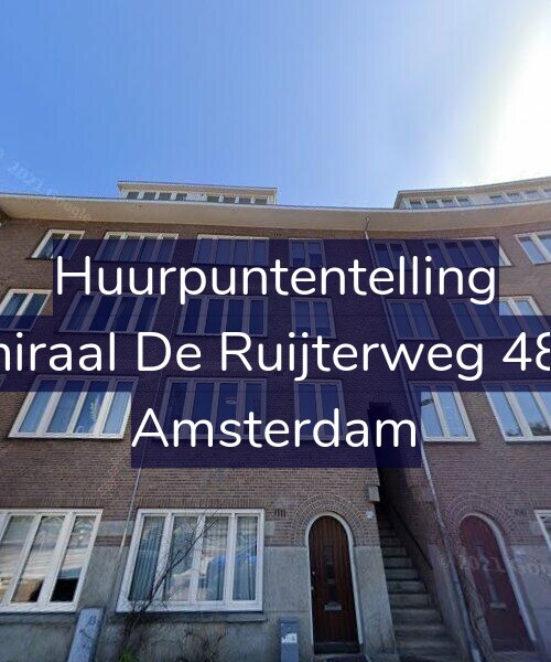 Foto gevel Huurpuntentelling voor Admiraal De Ruijterweg 480-2, Amsterdam