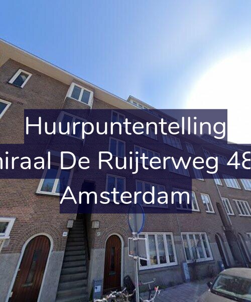 Foto gevel Huurpuntentelling voor Admiraal De Ruijterweg 482-H, Amsterdam