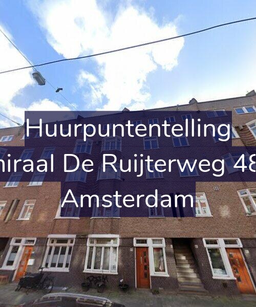Foto gevel Huurpuntentelling voor Admiraal De Ruijterweg 481-2, Amsterdam