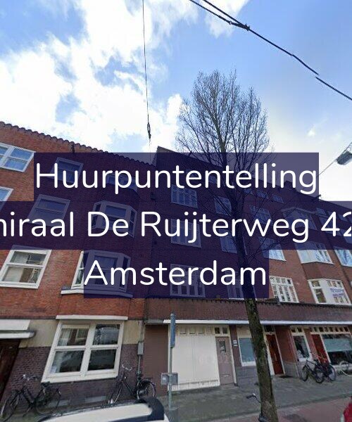 Foto gevel Huurpuntentelling voor Admiraal De Ruijterweg 421-3, Amsterdam