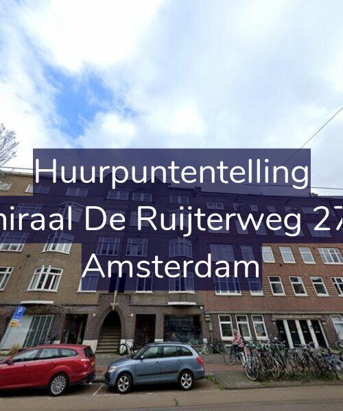 Foto gevel Huurpuntentelling voor Admiraal De Ruijterweg 278-2, Amsterdam