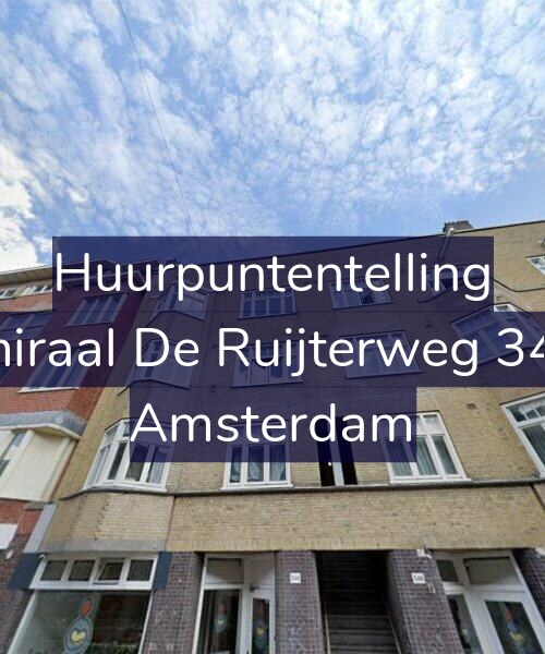 Foto gevel Huurpuntentelling voor Admiraal De Ruijterweg 348-3, Amsterdam