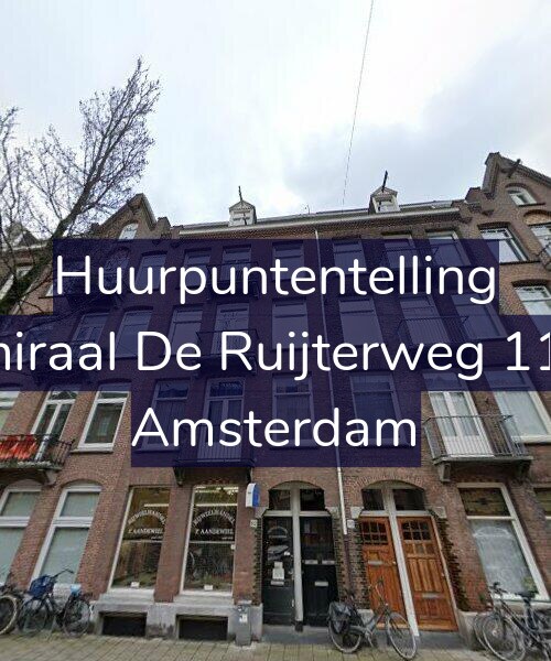 Foto gevel Huurpuntentelling voor Admiraal De Ruijterweg 112-4, Amsterdam