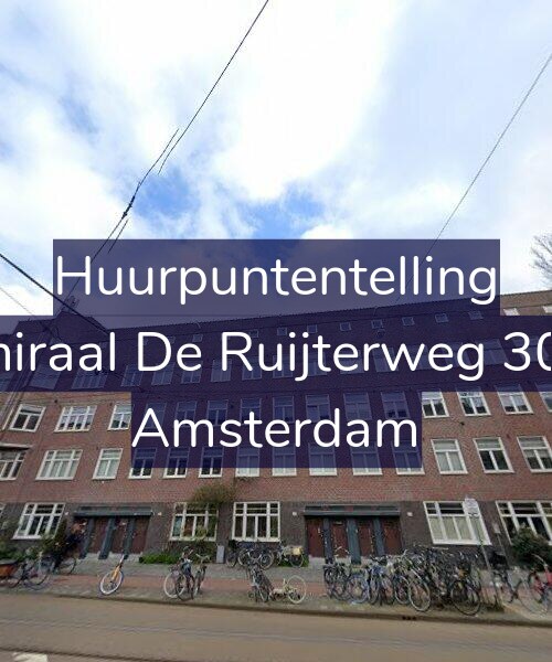 Foto gevel Huurpuntentelling voor Admiraal De Ruijterweg 308-2, Amsterdam