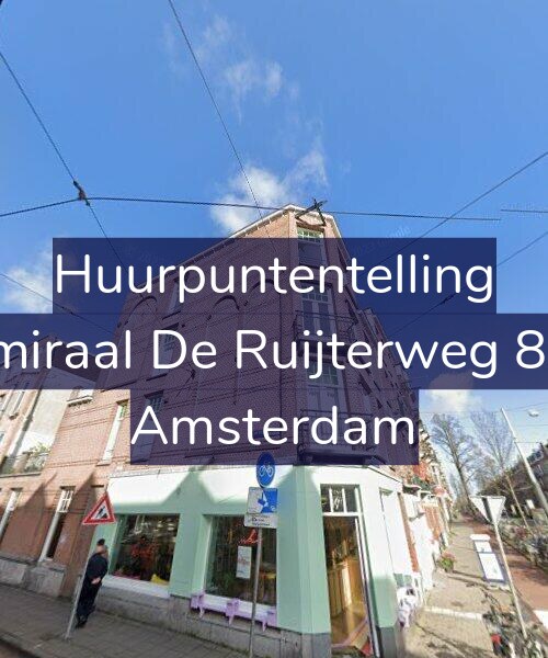 Foto gevel Huurpuntentelling voor Admiraal De Ruijterweg 85-1, Amsterdam