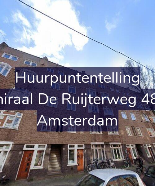 Foto gevel Huurpuntentelling voor Admiraal De Ruijterweg 483-1, Amsterdam