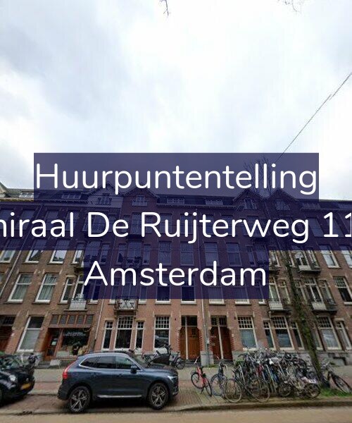 Foto gevel Huurpuntentelling voor Admiraal De Ruijterweg 119-4, Amsterdam