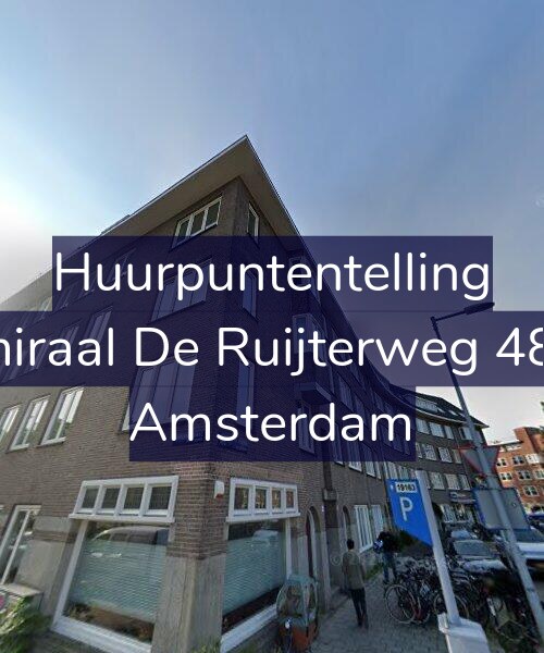 Foto gevel Huurpuntentelling voor Admiraal De Ruijterweg 484-1, Amsterdam