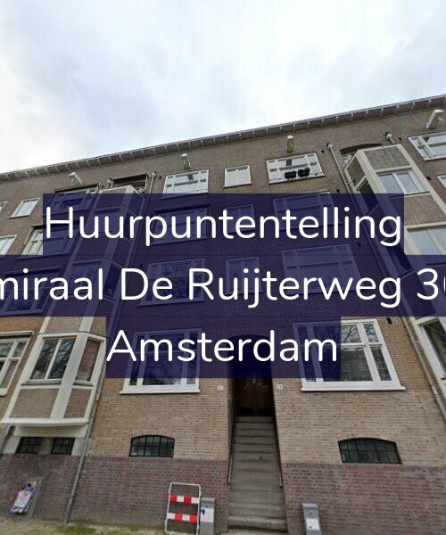 Foto gevel Huurpuntentelling voor Admiraal De Ruijterweg 30-H, Amsterdam