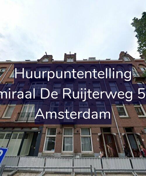 Foto gevel Huurpuntentelling voor Admiraal De Ruijterweg 53-1, Amsterdam