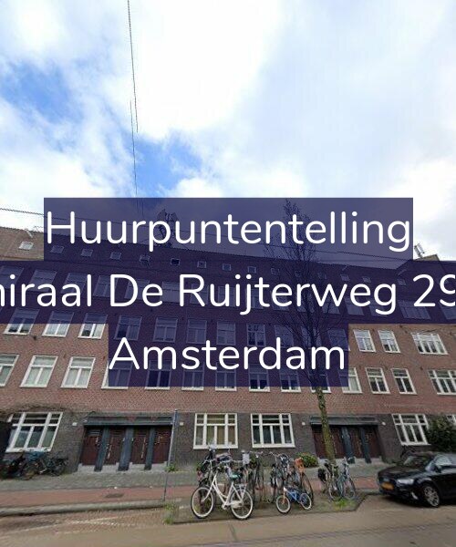 Foto gevel Huurpuntentelling voor Admiraal De Ruijterweg 298-H, Amsterdam