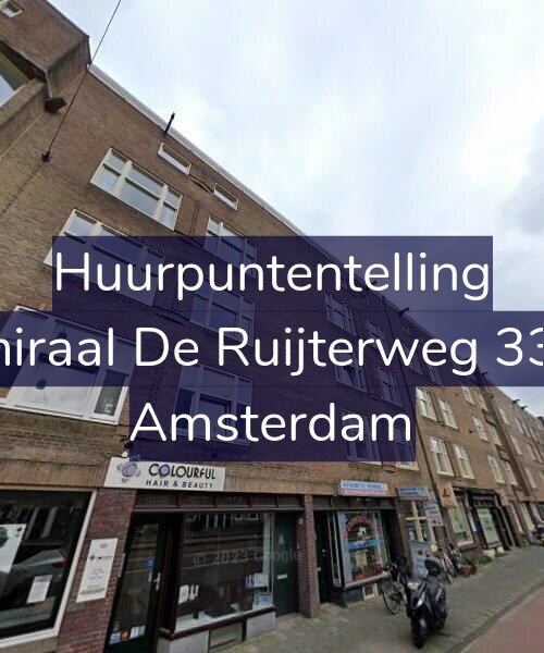 Foto gevel Huurpuntentelling voor Admiraal De Ruijterweg 333-3, Amsterdam