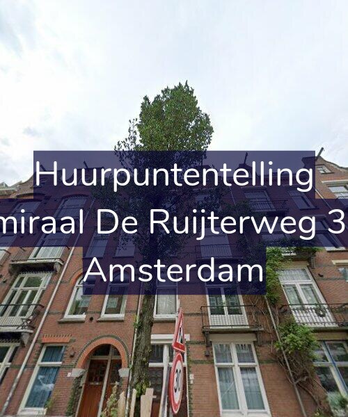 Foto gevel Huurpuntentelling voor Admiraal De Ruijterweg 33-3, Amsterdam