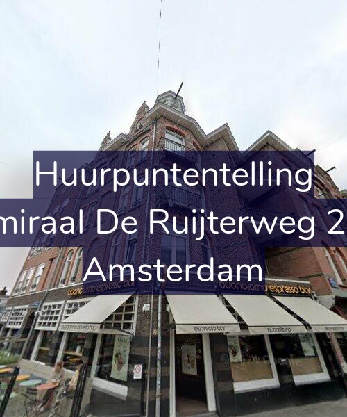 Foto gevel Huurpuntentelling voor Admiraal De Ruijterweg 25-4, Amsterdam