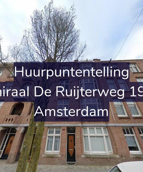 Foto gevel Huurpuntentelling voor Admiraal De Ruijterweg 199-H, Amsterdam