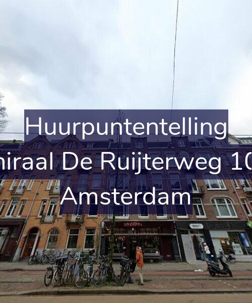 Foto gevel Huurpuntentelling voor Admiraal De Ruijterweg 107-4, Amsterdam