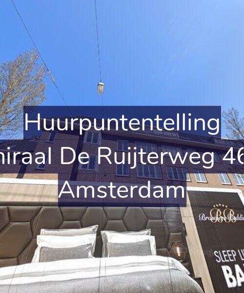 Foto gevel Huurpuntentelling voor Admiraal De Ruijterweg 466-3, Amsterdam