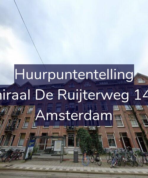 Foto gevel Huurpuntentelling voor Admiraal De Ruijterweg 149-H, Amsterdam