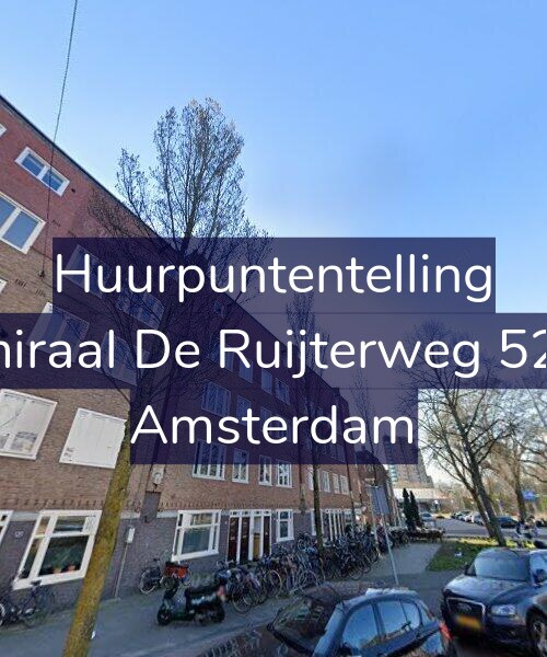 Foto gevel Huurpuntentelling voor Admiraal De Ruijterweg 527-2, Amsterdam