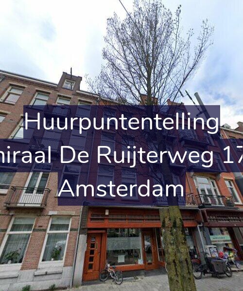 Foto gevel Huurpuntentelling voor Admiraal De Ruijterweg 175-1, Amsterdam