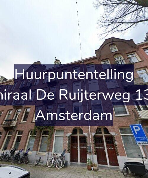 Foto gevel Huurpuntentelling voor Admiraal De Ruijterweg 138-1, Amsterdam