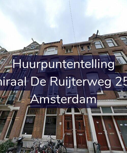 Foto gevel Huurpuntentelling voor Admiraal De Ruijterweg 259-B, Amsterdam