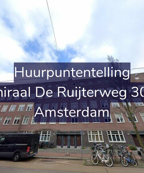 Foto gevel Huurpuntentelling voor Admiraal De Ruijterweg 300-1, Amsterdam
